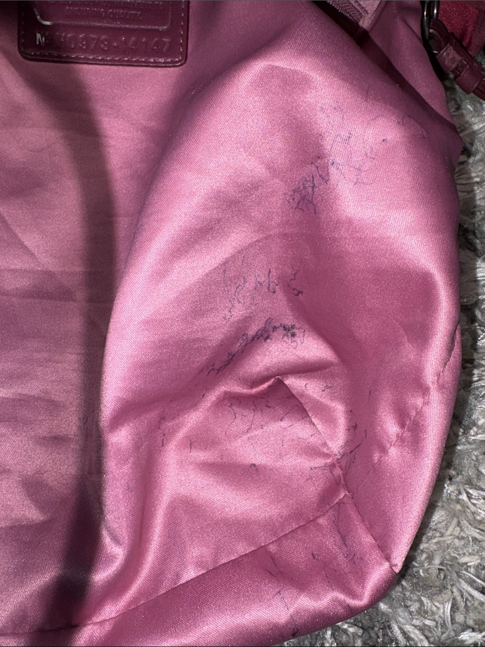 COACH 14147 Brooke Maroon Red Hobo BAG Purse - Picture 10 of 11